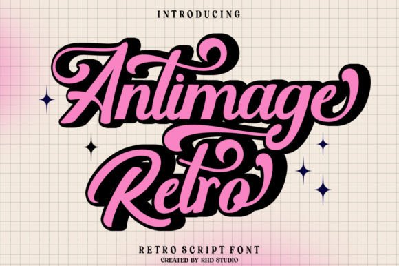 Antimage Retro: A Bold Retro Script Font for Real Branding