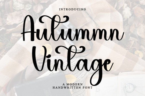 Autumn Vintage: A Script Font That Sets the Seasonal Tone