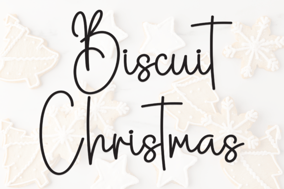 Biscuit Christmas: A Festive Handwritten Font for Holiday Campaigns