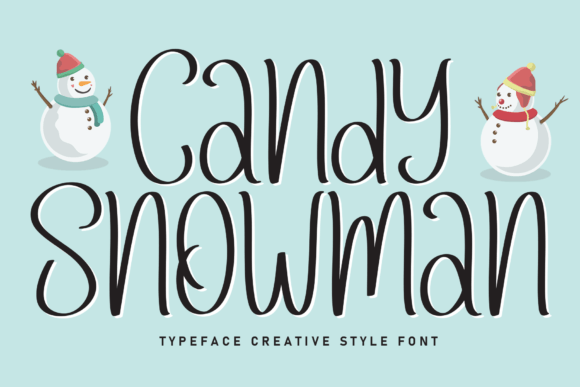 Candy Snowman: A Friendly Handwritten Font for Warm Brand Identities
