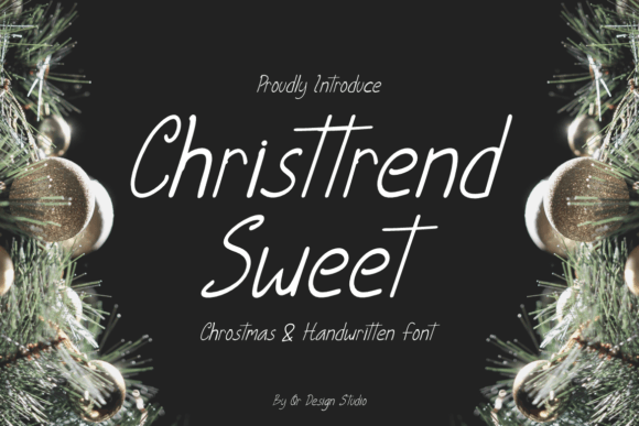 Christtrend Sweet: A Friendly Handwritten Font for Crafters