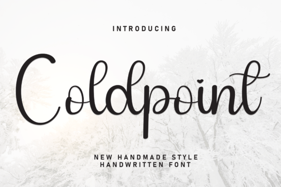 Coldpoint: A Sweet Handwritten Font for Handmade Charm