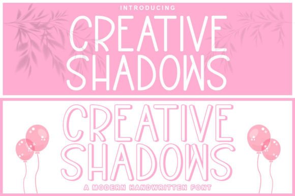 Creative Shadows: A Handwritten Font for Editorial Warmth