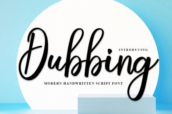Dubbing: A Refined Script Font for Modern Web Design