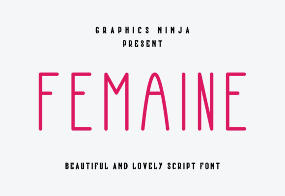Femaine: A Thoughtful Script Font for Brand Identity