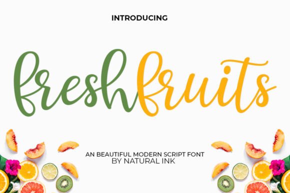 Fresh Fruits: A Thoughtful Script Font for Editorial Warmth