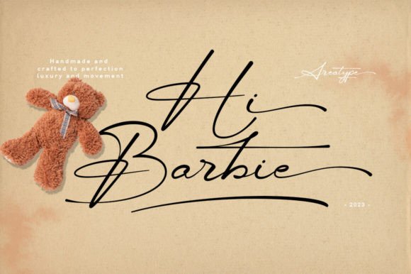 Hi Barbie Font: A Handmade Script That Feels Like a Signature