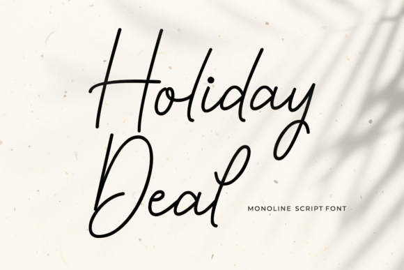 Holiday Deal: A Refined Script Font for Editorial Warmth