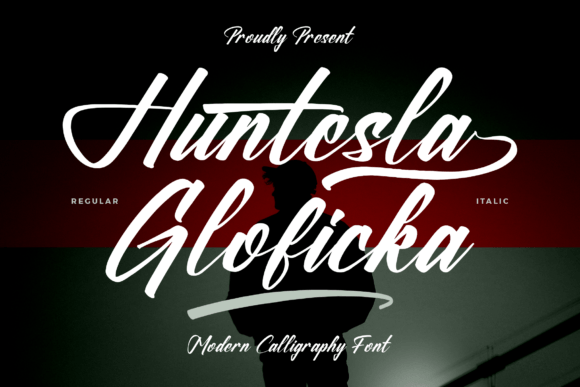 Huntesla Gloficka: A Modern Calligraphy Font That Cuts Through the Feed