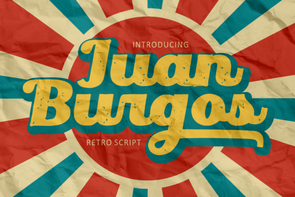 Juan Burgos: A Bold Retro Script Font for Digital Branding