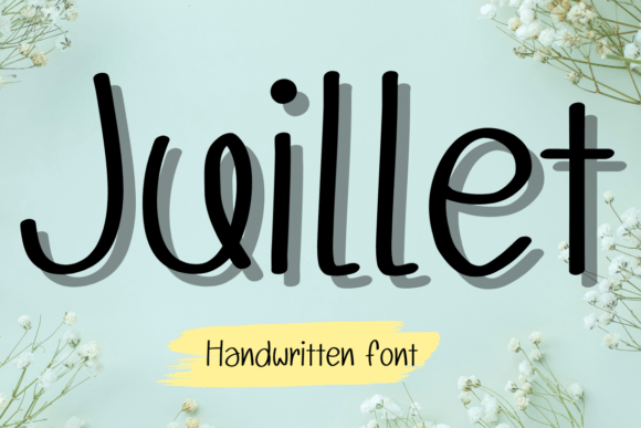 Juillet: A Friendly Handwritten Font for Digital Branding