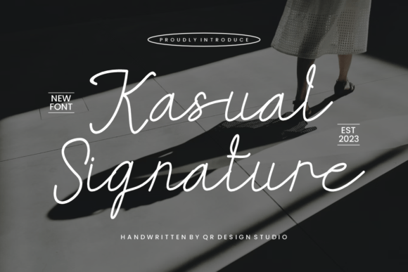Kasual Signature: A Premium Script Font That Elevates Your Brand