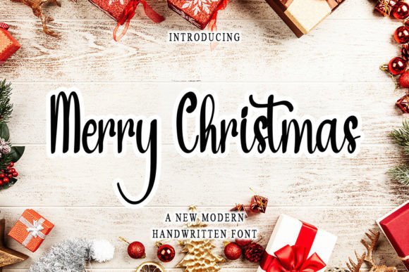 Mery Christmas Font: A Handwritten Display Typeface for Warm Digital Branding