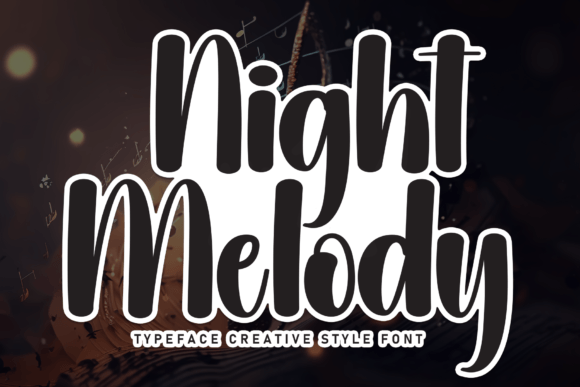 Night Melody: A Modern Handwritten Script Font for Digital Design