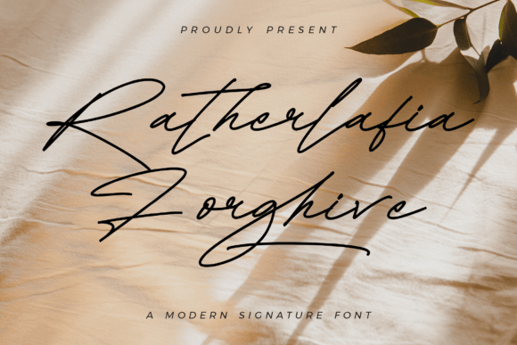 Ratherlafia Forghive: A Modern Script Font That Elevates Your Brand