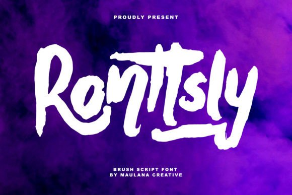 Ronttsly: A Handwritten Font with Editorial Grace