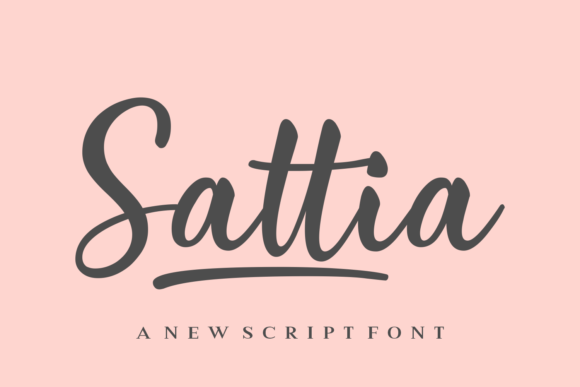 Sattia: A Sweet & Elegant Script Font for Handmade Creators