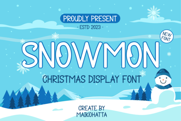 Snowmon: A Christmas Script Font That Builds Brand Trust