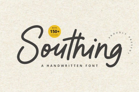 Southing: A Handwritten Font That Feels Like a Quiet Conversation