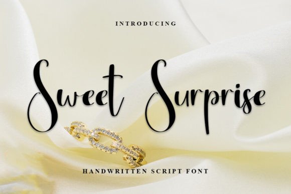 Sweet Surprise: A Handwritten Font That Feels Like a Quiet Moment of Clarity