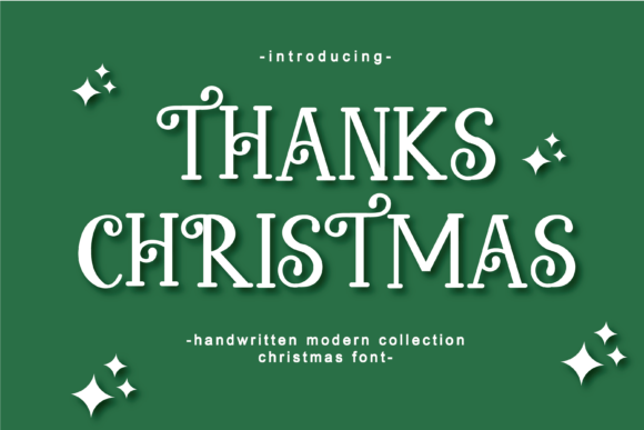 Thanks Christmas Font: Festive, Friendly & Perfect for Holiday Branding