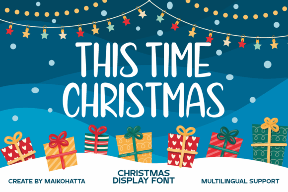 This Time Christmas: A Thoughtful Script Font for Holiday Storytelling