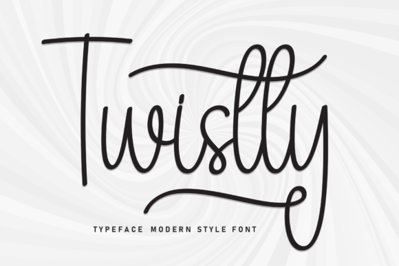 Twistly: A Playful Script Font for Handmade Labels & Printables