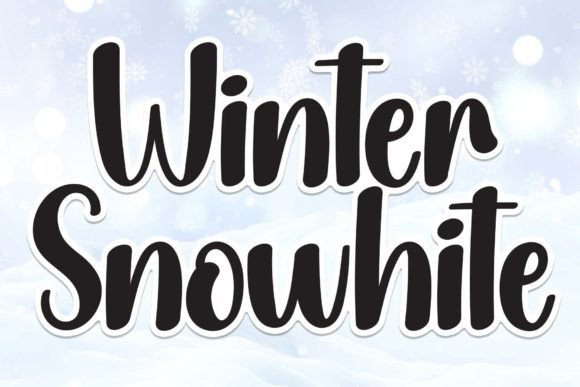 Winter Snowhite: A Sweet Script Font for Digital Brand Warmth