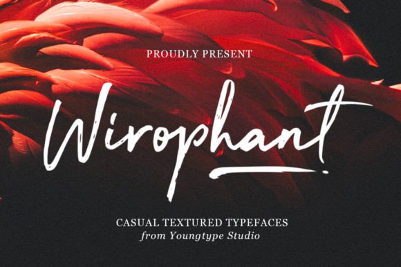Wirophant: A Modern Script Font for Small Business Branding